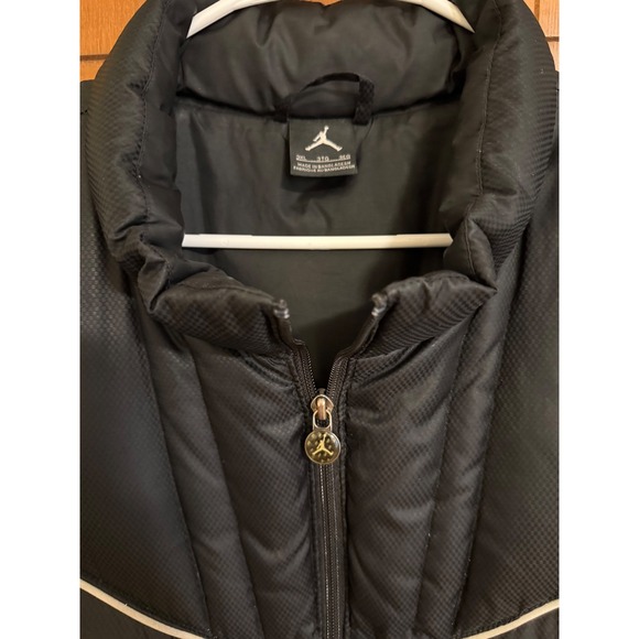 Nike Jordan XI Retro 11 Down‎ Puffer Vest Jacket Mens 3XL Black Outerwear RARE - Picture 3 of 14